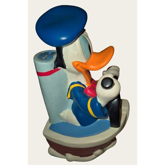 Donald Duck Rubber Coin Bank 7 x5.5" Tall - Picture 3 of 9